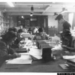 Mujeres trabajando en Bletchley Park. Itinerario para recorrer Bletchley Park